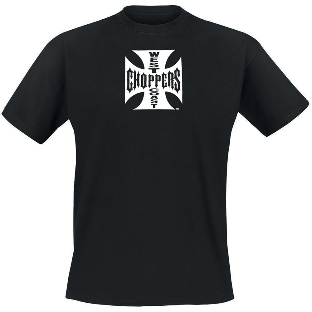 West Coast Choppers T-Shirt Man Long Beach CA Shirts Iron